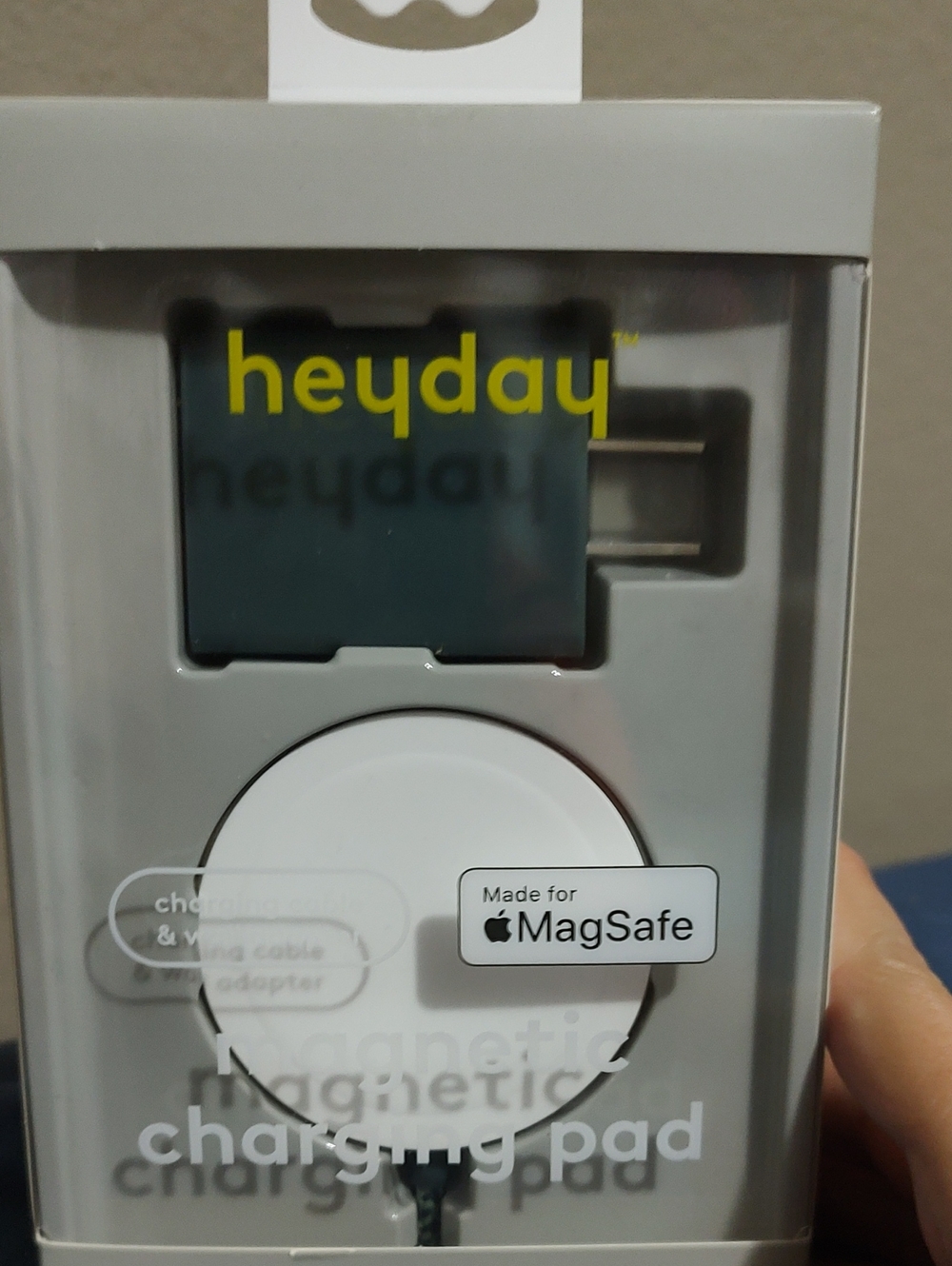 heyday White MagSafe Magnetic Charging Pad